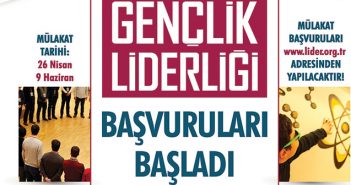 Sende Gençlik Lideri olmak ister misin?