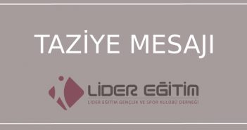 Taziye Mesajı