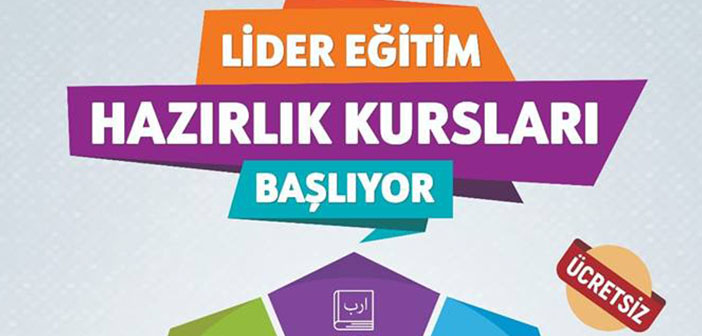 Lider Eğitim Hazırlık Kursları Başlıyor!