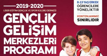 2019-2020 Gençlik Gelişim Merkezleri Programı