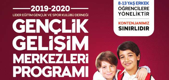 2019-2020 Gençlik Gelişim Merkezleri Programı