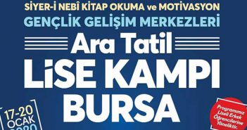 KİTAP OKUMA ve MOTİVASYON ARA TATİL LİSE KAMPI BAŞLIYOR !