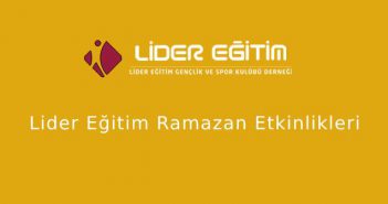 Ramazan Etkinlikleri